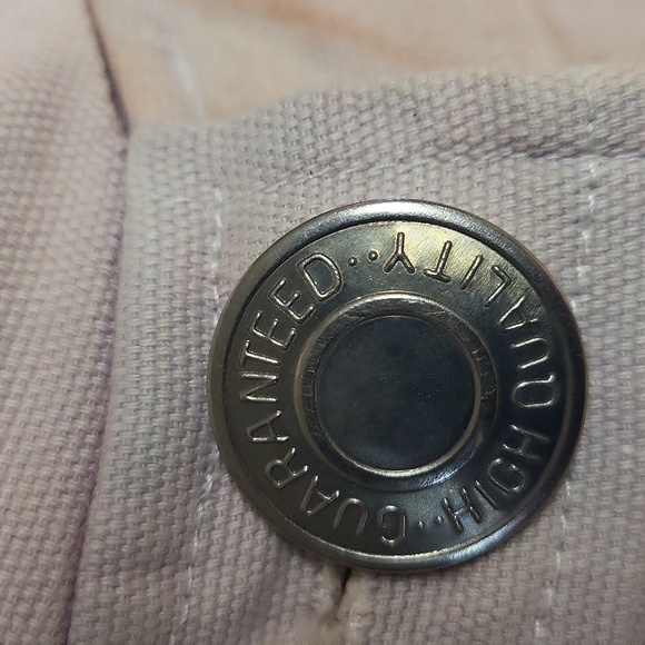 American jeans Sleeveless violet denim vintage dress with Metallic buttons - Picture 10 of 12